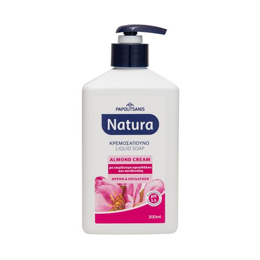 LIQUID SOAP ALMOND CREAM PUMP 300ML