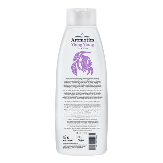 VEGAN BODY WASH YLANG YLANG 650 ml