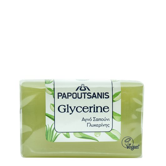 Papoutsanis Pure Glycerine Soap with Tonifying Aloe Scent 125gr