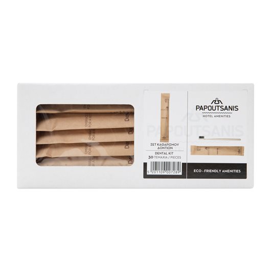  Dental set straw in craft sachet